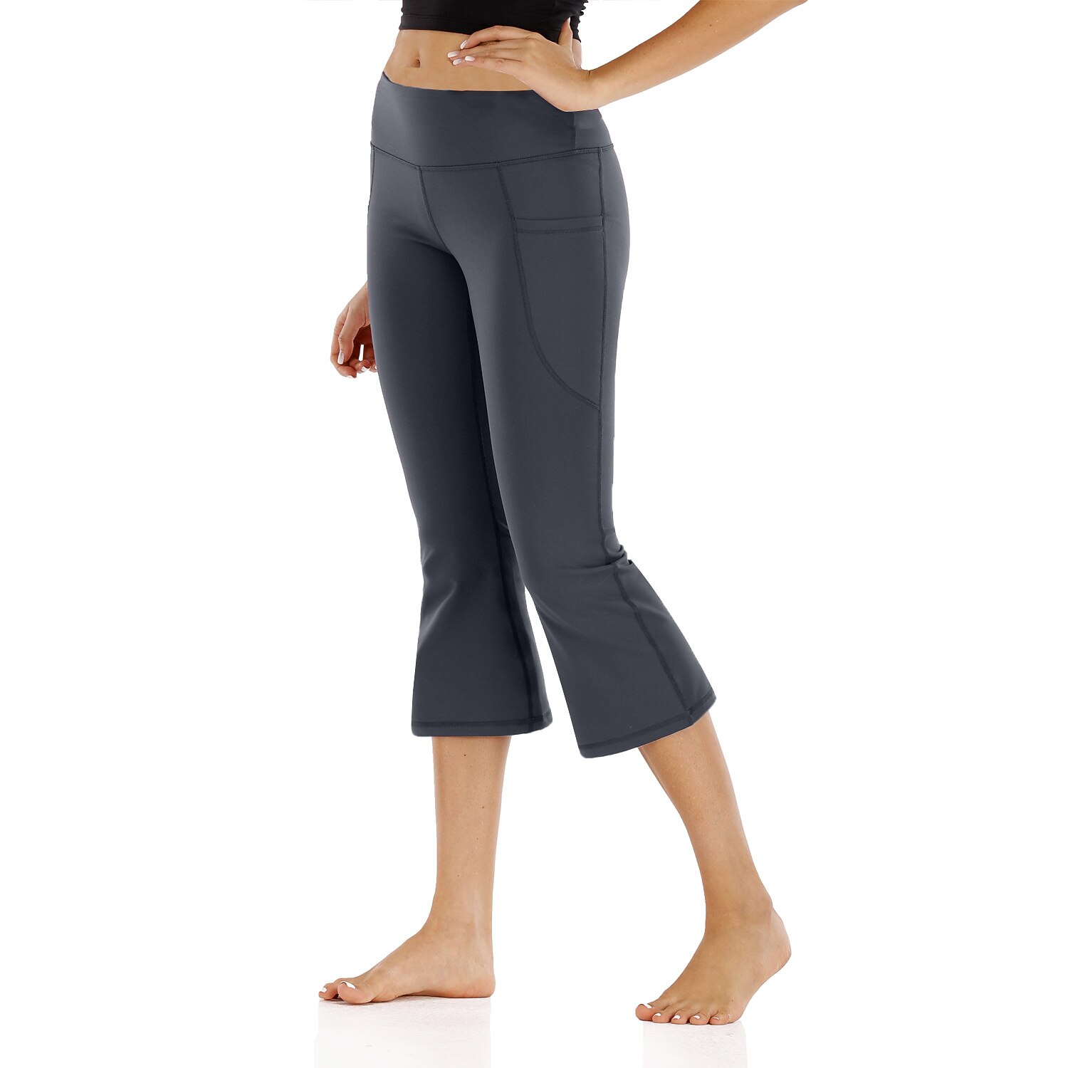 Flare Leg Capri Yoga Pants