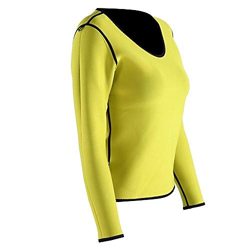 camicia da donna in neoprene caldo camicia in neoprene tuta da sauna camicia da shaper corpo sudore camicia dimagrante a maniche lunghe (m) del 2025 a $12.99 –P6