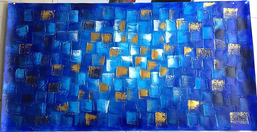 Oil Painting Hand Painted Horizontal Abstract Classic Modern Rolled Canvas (No Frame) 2025 - $83.99 –P8