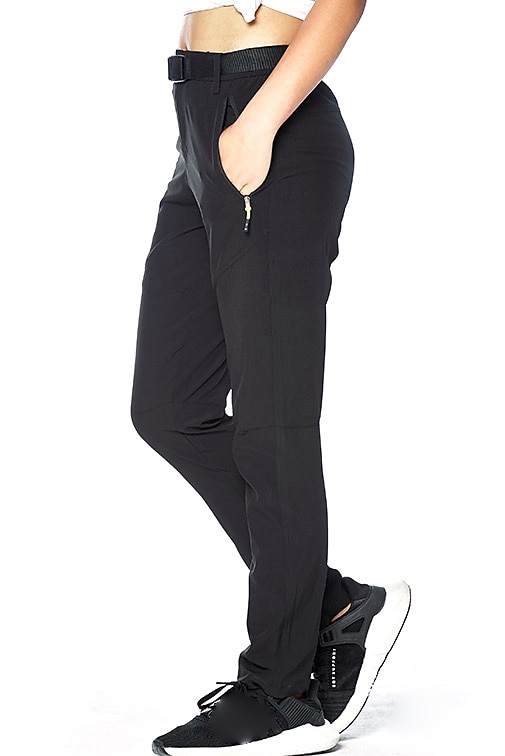 Naisten Vaellushousut Kesä Ulko- Vedenkestävä Ihoystävällinen Nopea kuivuminen Venyvä Housut Alaosat Joustava vyötärö Vetoketjullinen tasku Monitasku Musta Harmaa Spandex Elastaani Retkeily ja 2025 - $34.99 –P7