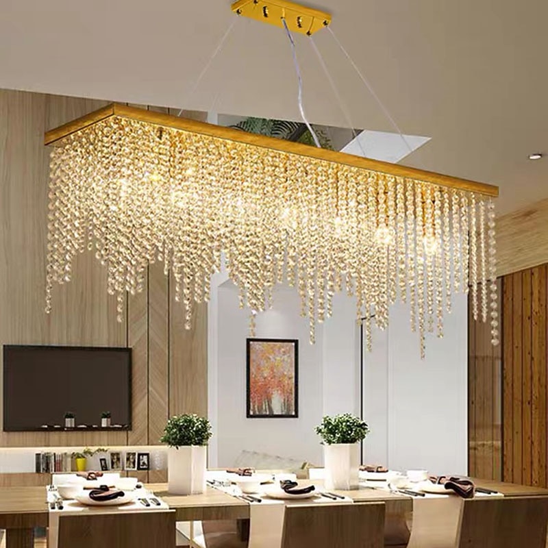 80 cm Pendant Lantern Design Chandelier Stainless Steel Electroplated Modern 110-120V 220-240V 2025 - $710.69 –P2