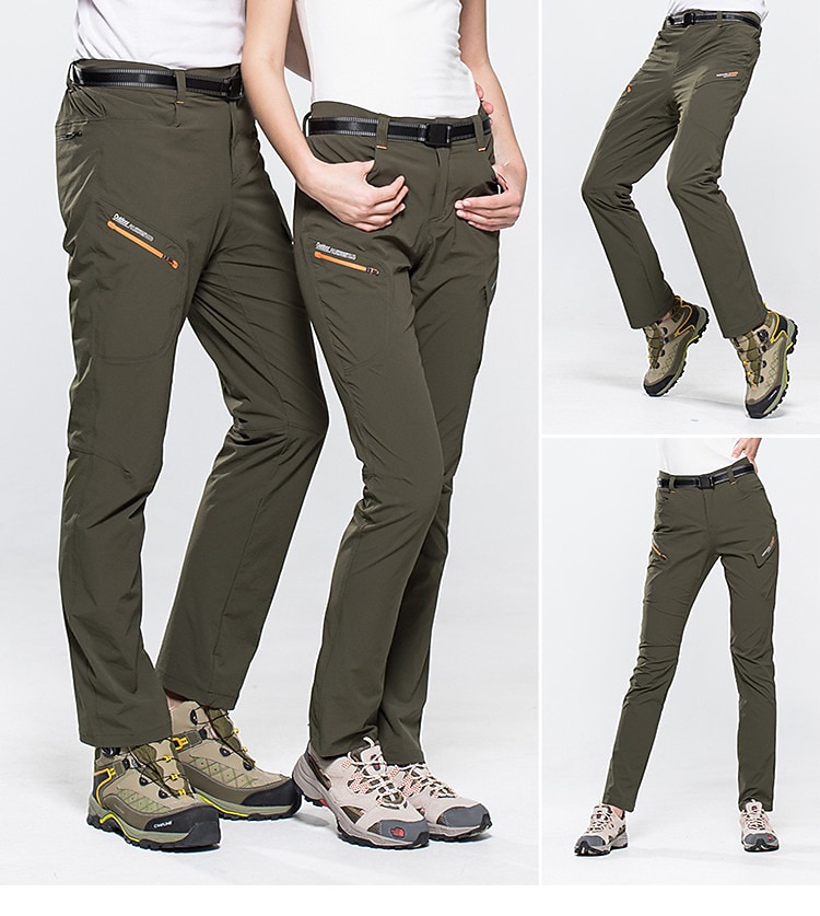 Per donna Pantaloni da escursionismo Estate Primavera Esterno Impermeabile Delicato sulla Pelle Comodità Asciugatura Rapida Pantaloni Nero Verde militare Elastene Caccia Pesca Campeggio del 2026 a $61.99 –P7