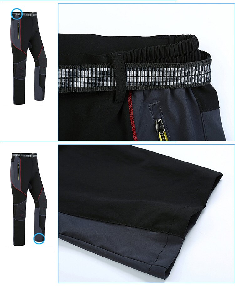 Voor heren Wandelbroek Lapwerk Zomer Buiten Winddicht Huidvriendelijk Sneldrogend Rekbaar Broeken / Regenbroek / Overbroek Kleding Onderlichaam Zwart Grijs Jagen Skiën Vissen S M L XL XXL 2025 - $36.99 –P14
