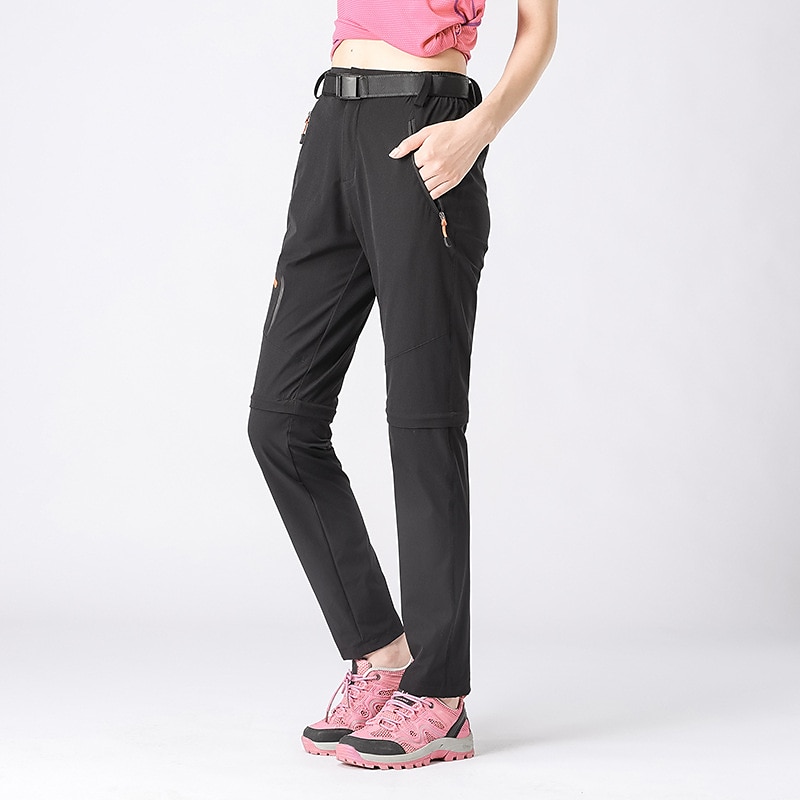 Damen Wanderhosen Cabrio-Hosen / Zip-Off-Hosen Volltonfarbe Außen Leicht Atmungsaktiv Komfort Rasche Trocknung Unten Schwarz Grün Jagd Angeln Klettern M L XL XXL XXXL 2025 - $34.99 –P2