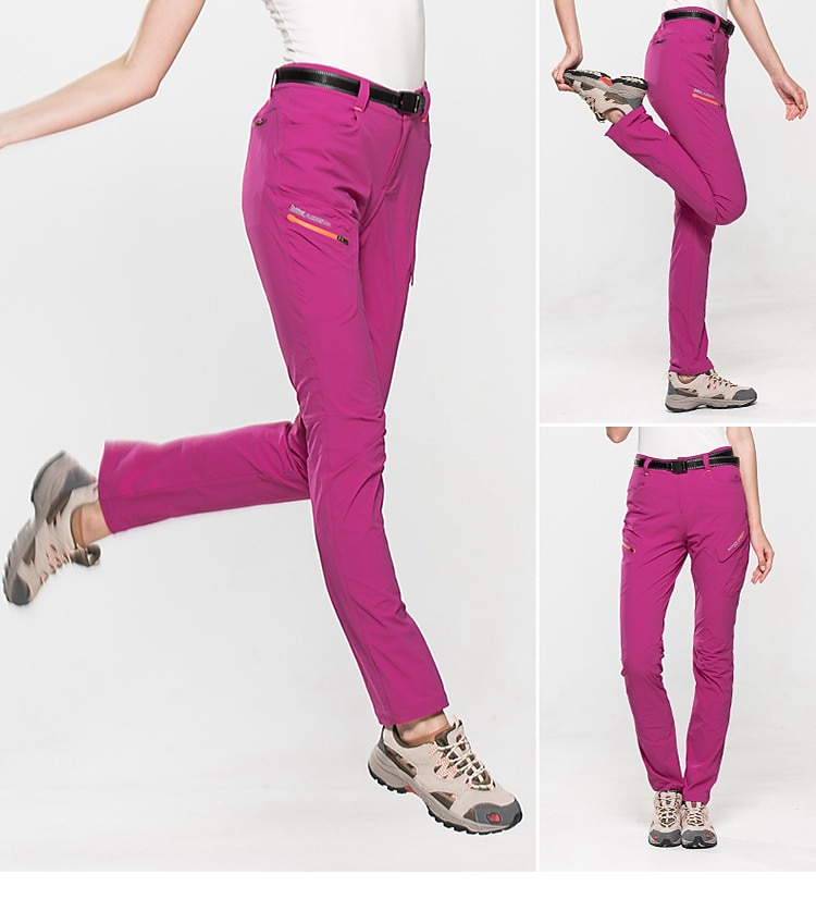 Per donna Pantaloni da escursionismo Estate Primavera Esterno Impermeabile Delicato sulla Pelle Comodità Asciugatura Rapida Pantaloni Nero Verde militare Elastene Caccia Pesca Campeggio del 2026 a $61.99 –P9