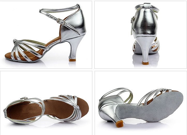 pantofi de dans latin pentru damă cu imprimeu leopard – tocuri de bal cu bretele cu talpă de piele intoarsă pentru salsa și performanță 2025 - $29.99 –P5