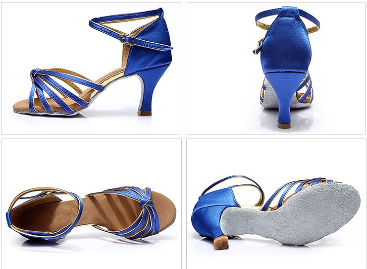 pantofi de dans latin pentru damă cu imprimeu leopard – tocuri de bal cu bretele cu talpă de piele intoarsă pentru salsa și performanță 2025 - $29.99 –P6