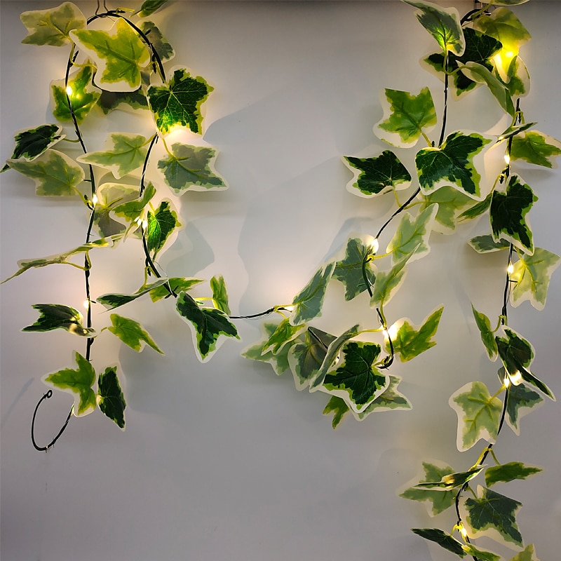 luce solare esterna della stringa luci solari della stringa principale 8 modalità luce esterna impermeabile fata foglia 2m 20leds bianco caldo natale festa di capodanno decorazione della casa del del 2025 a $16.99 –P3