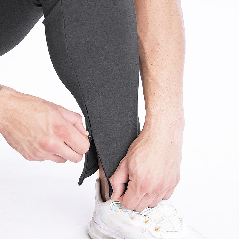 Men's Pocket Drawstring Color Block Breathable Moisture Wicking Athletic Athleisure Black Dark Gray Stretchy 2025 - $23.19 –P7