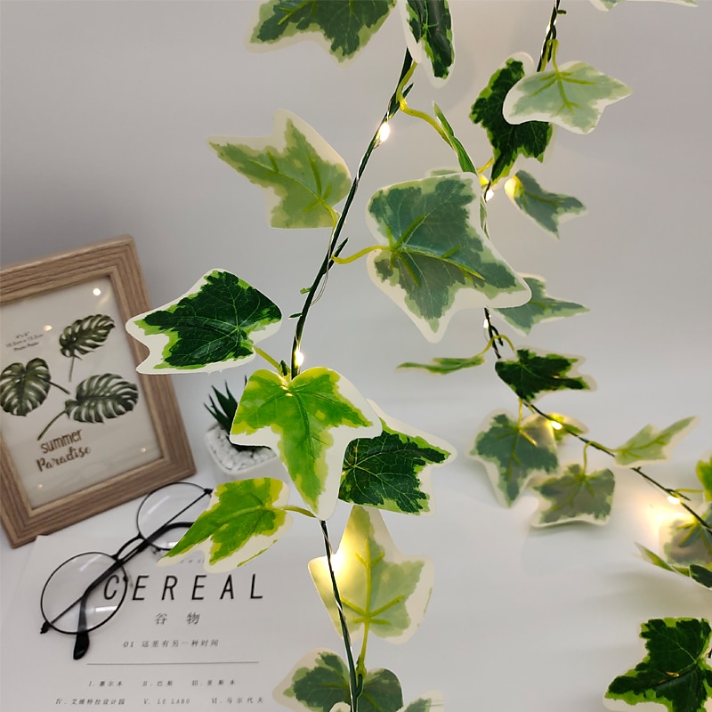 luce solare esterna della stringa luci solari della stringa principale 8 modalità luce esterna impermeabile fata foglia 2m 20leds bianco caldo natale festa di capodanno decorazione della casa del del 2025 a $16.99 –P5