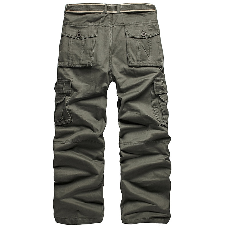 Per uomo Pantaloni cargo Pantaloni da lavoro Pantaloni cargo tattici Militare Estate Esterno Ripstop Asciugatura rapida Multi Pocket Resistenza all'usura Pantalone / Sovrapantaloni Pantaloni Nero del 2025 a $39.99 –P3