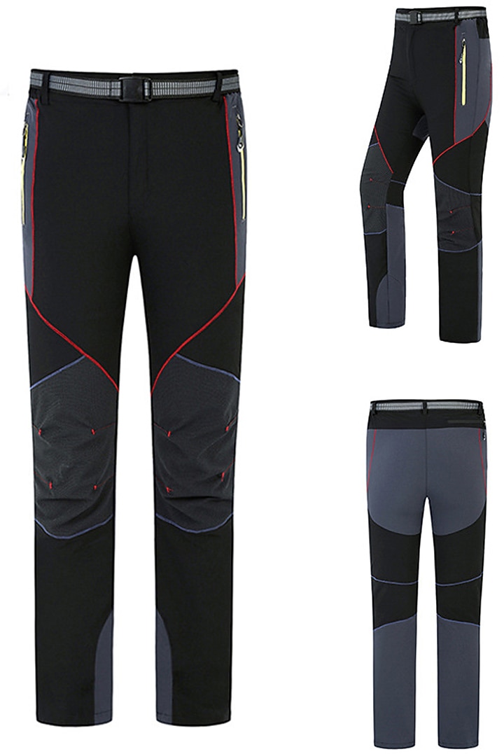 Voor heren Wandelbroek Lapwerk Zomer Buiten Winddicht Huidvriendelijk Sneldrogend Rekbaar Broeken / Regenbroek / Overbroek Kleding Onderlichaam Zwart Grijs Jagen Skiën Vissen S M L XL XXL 2025 - $36.99 –P10