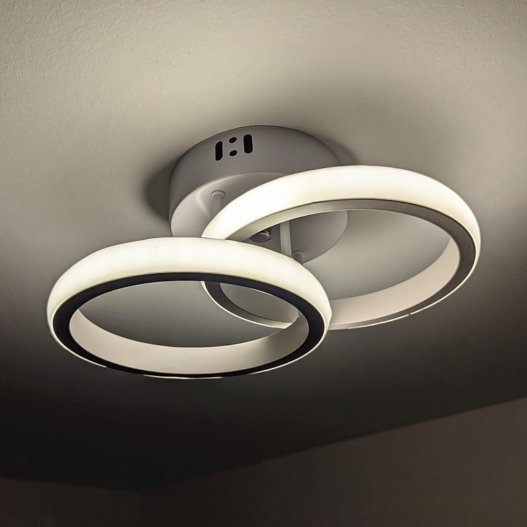 1-licht 24cm led plafondlamp cirkelvormig ontwerp eenvoudige ring gang lamp aluminium voor slaapkamer lamp logeerkamer balkon 110-120/220-240 22w 2026 - $133.99 –P8