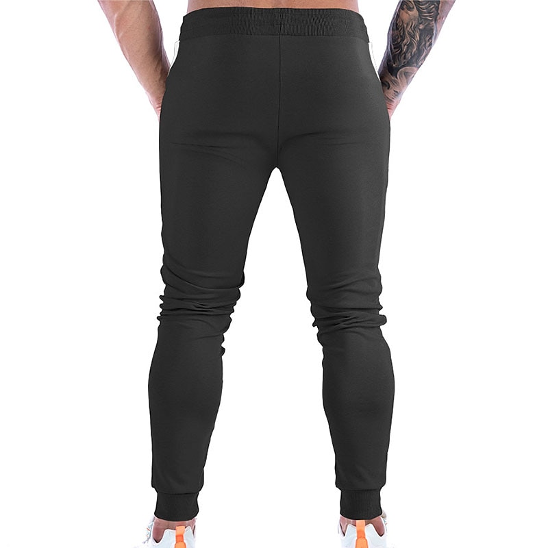 Hombre Pantalón Jogger Correa Bolsillo con cremallera Pantalones / Sobrepantalón Deportivo Ropa Deportiva Algodón Invierno Aptitud física Entrenamiento de gimnasio Corriendo Transpirable Dispersor de 2025 - AU $42.69 –P8