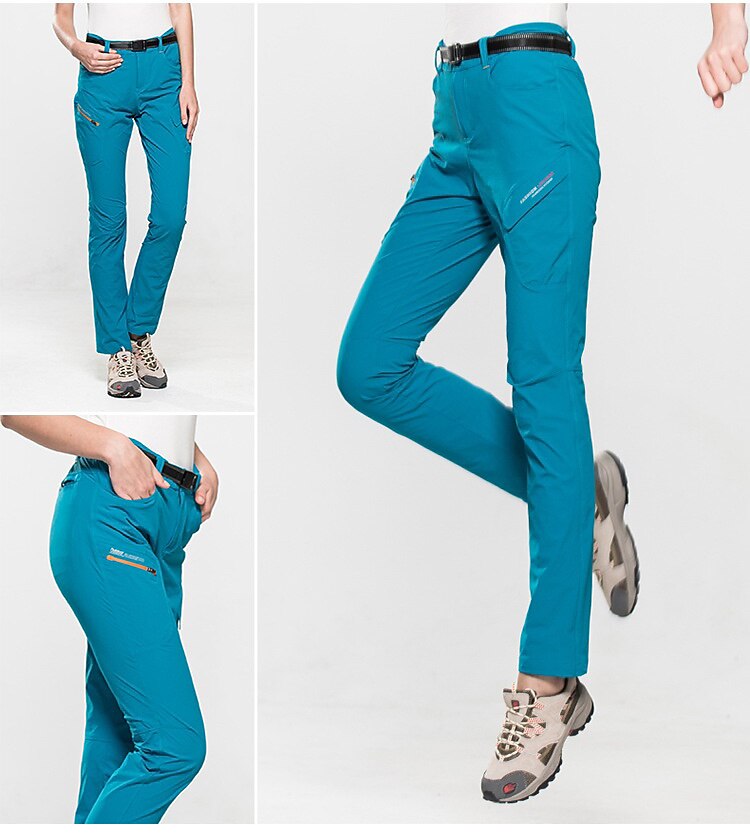 Per donna Pantaloni da escursionismo Estate Primavera Esterno Impermeabile Delicato sulla Pelle Comodità Asciugatura Rapida Pantaloni Nero Verde militare Elastene Caccia Pesca Campeggio del 2026 a $61.99 –P6
