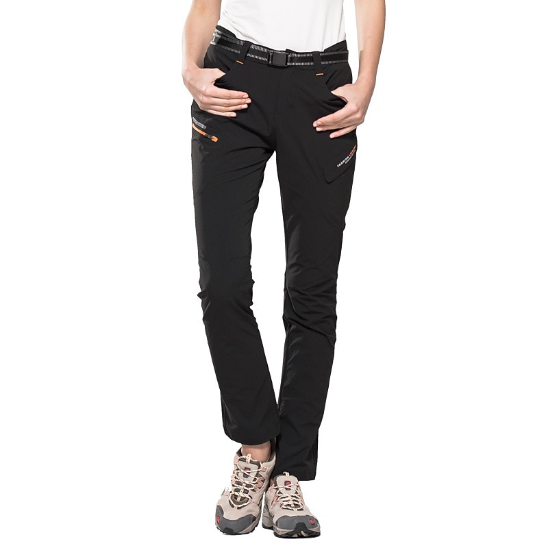 Per donna Pantaloni da escursionismo Estate Primavera Esterno Impermeabile Delicato sulla Pelle Comodità Asciugatura Rapida Pantaloni Nero Verde militare Elastene Caccia Pesca Campeggio del 2026 a $61.99 –P1