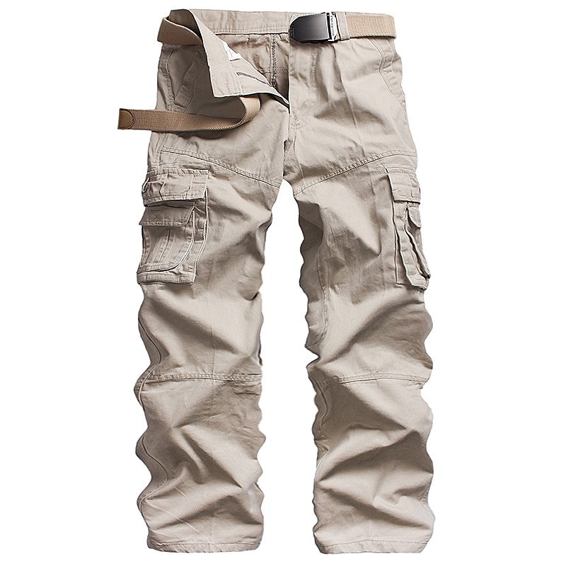 Per uomo Pantaloni cargo Pantaloni da lavoro Pantaloni cargo tattici Militare Estate Esterno Ripstop Asciugatura rapida Multi Pocket Resistenza all'usura Pantalone / Sovrapantaloni Pantaloni Nero del 2025 a $39.99 –P6