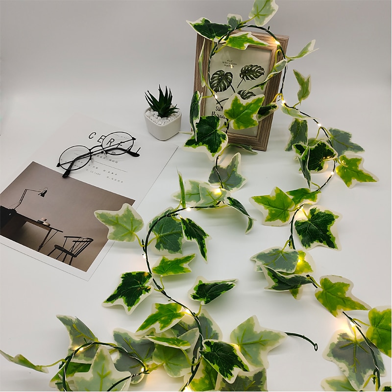 luce solare esterna della stringa luci solari della stringa principale 8 modalità luce esterna impermeabile fata foglia 2m 20leds bianco caldo natale festa di capodanno decorazione della casa del del 2025 a $16.99 –P7