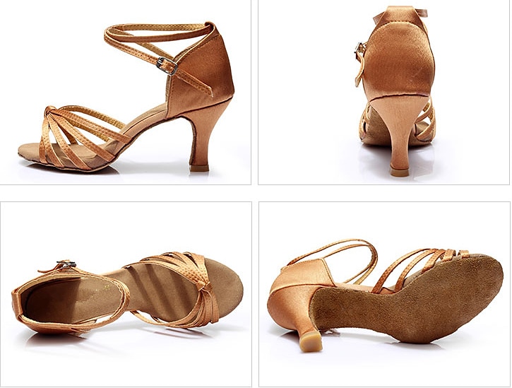 pantofi de dans latin pentru damă cu imprimeu leopard – tocuri de bal cu bretele cu talpă de piele intoarsă pentru salsa și performanță 2025 - $29.99 –P3