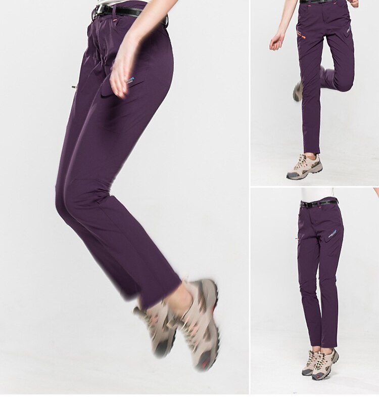 Per donna Pantaloni da escursionismo Estate Primavera Esterno Impermeabile Delicato sulla Pelle Comodità Asciugatura Rapida Pantaloni Nero Verde militare Elastene Caccia Pesca Campeggio del 2026 a $61.99 –P11