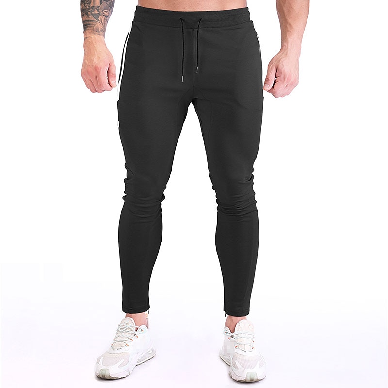 Men's Pocket Drawstring Color Block Breathable Moisture Wicking Athletic Athleisure Black Dark Gray Stretchy 2025 - $23.19 –P2