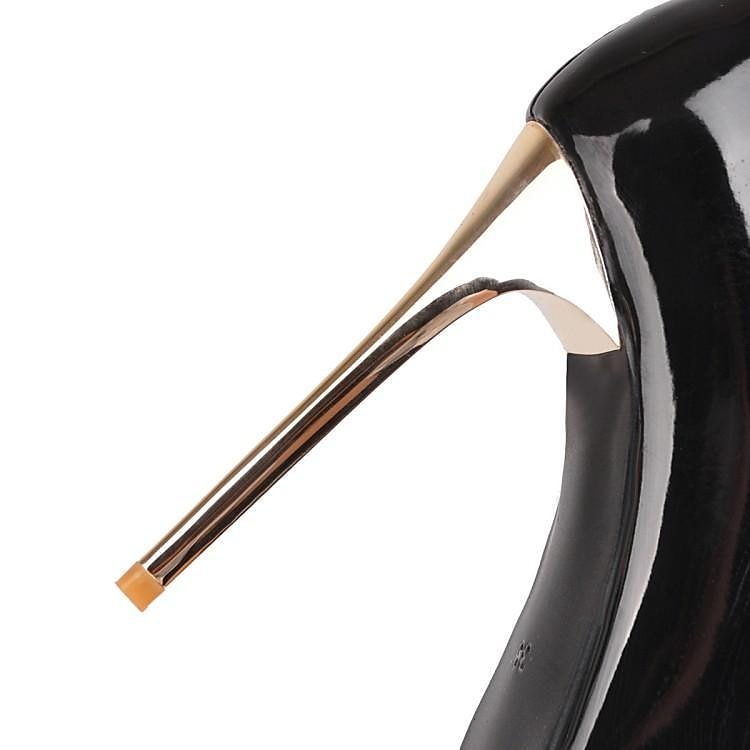 Per donna Stivaletti Regali di San Valentino Stivali sexy Stivali con tacco San Valentino Giornaliero Tinta unica Stivali al ginocchio A stiletto Appuntite Sensuale Informale Vernice Cerniera Nero del 2025 a $59.99 –P7