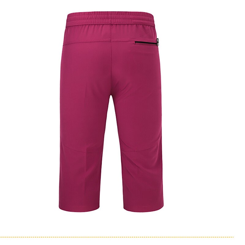 Damen Wandershorts Sommer Außen Schnelltrocknend Reißverschlusstasche Leicht Weich Caprihose Unterhalb des Knies Schwarz Rosenrot Angeln Klettern Camping / Wandern / Höhlenforschung L XL XXL XXXL 4XL 2026 - $29.99 –P4