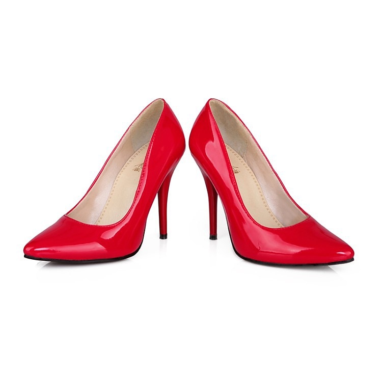 Pentru femei Tocuri Pantofi pumps Mărime Plus Size Muncă Zilnic Mată Vară Toc Înalt Pompe Vârf ascuțit Afacere De Bază Clasic Piele Originală Loafer Negru Galben Roz 2025 - $46.99 –P2
