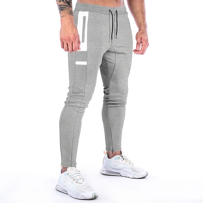 Men's Pocket Drawstring Color Block Breathable Moisture Wicking Athletic Athleisure Black Dark Gray Stretchy 2025 - $23.19 –P16