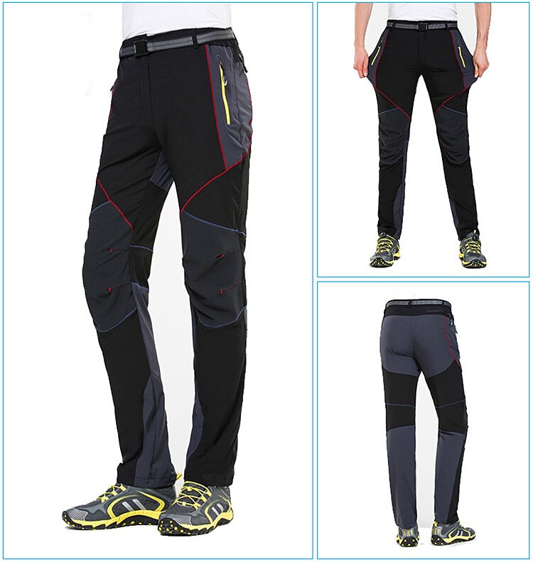 Voor heren Wandelbroek Lapwerk Zomer Buiten Winddicht Huidvriendelijk Sneldrogend Rekbaar Broeken / Regenbroek / Overbroek Kleding Onderlichaam Zwart Grijs Jagen Skiën Vissen S M L XL XXL 2025 - $36.99 –P3