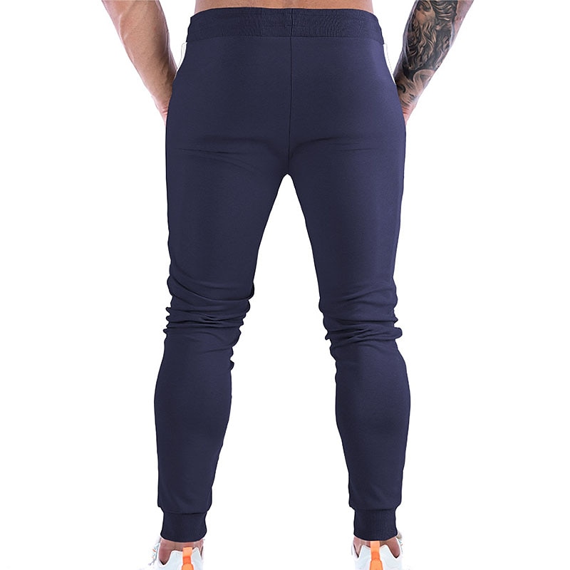 Hombre Pantalón Jogger Correa Bolsillo con cremallera Pantalones / Sobrepantalón Deportivo Ropa Deportiva Algodón Invierno Aptitud física Entrenamiento de gimnasio Corriendo Transpirable Dispersor de 2025 - AU $42.69 –P16