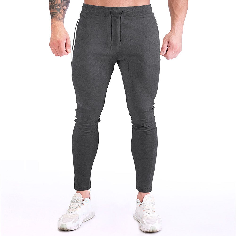 Men's Pocket Drawstring Color Block Breathable Moisture Wicking Athletic Athleisure Black Dark Gray Stretchy 2025 - $23.19 –P6