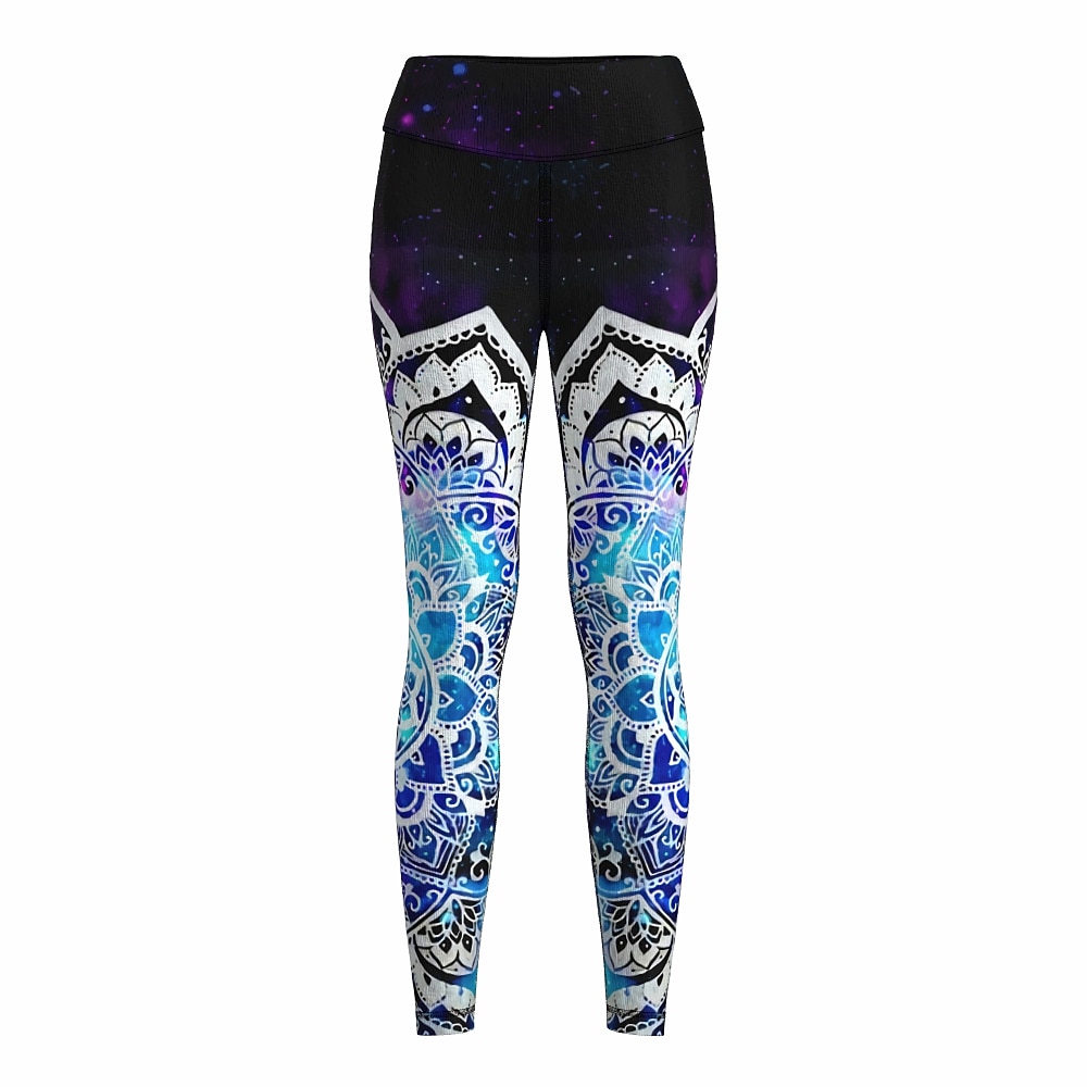 نسائي السراويل اليوغا بعقب رفع بنطلون رياضي للبطن خصر عالي تمرين نادي رياضي ركض اللياقه البدنيه الجوارب الدراجات طماق زخرفات أزرق الخريف الشتاء رياضات ألبسة رياضية عالية المرونة 2026 - $12.99 –P2