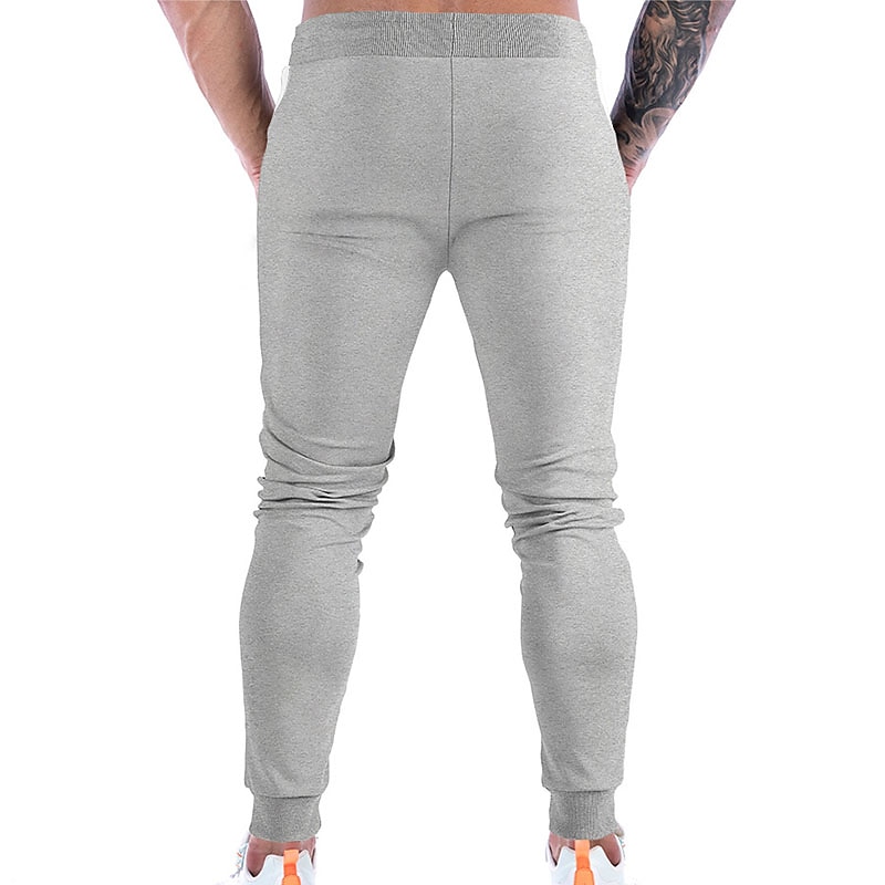 Hombre Pantalón Jogger Correa Bolsillo con cremallera Pantalones / Sobrepantalón Deportivo Ropa Deportiva Algodón Invierno Aptitud física Entrenamiento de gimnasio Corriendo Transpirable Dispersor de 2025 - AU $42.69 –P12