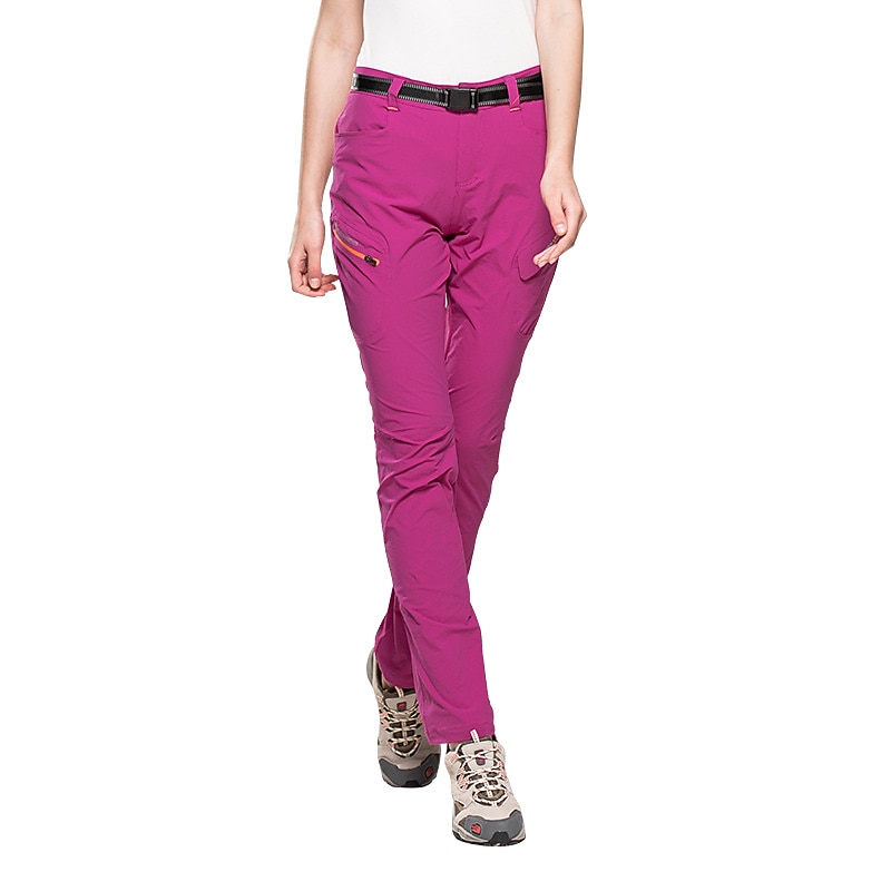 Per donna Pantaloni da escursionismo Estate Primavera Esterno Impermeabile Delicato sulla Pelle Comodità Asciugatura Rapida Pantaloni Nero Verde militare Elastene Caccia Pesca Campeggio del 2026 a $61.99 –P4