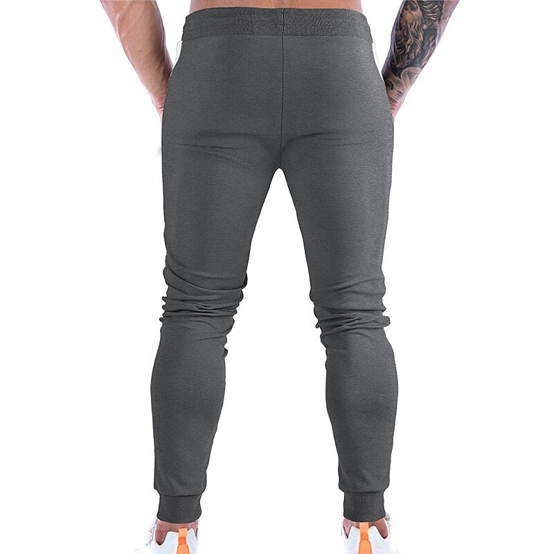 Hombre Pantalón Jogger Correa Bolsillo con cremallera Pantalones / Sobrepantalón Deportivo Ropa Deportiva Algodón Invierno Aptitud física Entrenamiento de gimnasio Corriendo Transpirable Dispersor de 2025 - AU $42.69 –P20