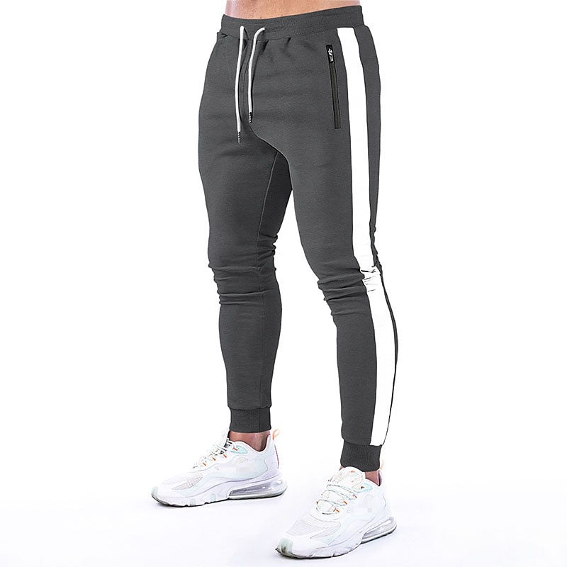 Hombre Pantalón Jogger Correa Bolsillo con cremallera Pantalones / Sobrepantalón Deportivo Ropa Deportiva Algodón Invierno Aptitud física Entrenamiento de gimnasio Corriendo Transpirable Dispersor de 2025 - AU $42.69 –P18