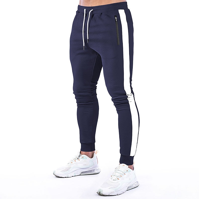 Hombre Pantalón Jogger Correa Bolsillo con cremallera Pantalones / Sobrepantalón Deportivo Ropa Deportiva Algodón Invierno Aptitud física Entrenamiento de gimnasio Corriendo Transpirable Dispersor de 2025 - AU $42.69 –P14