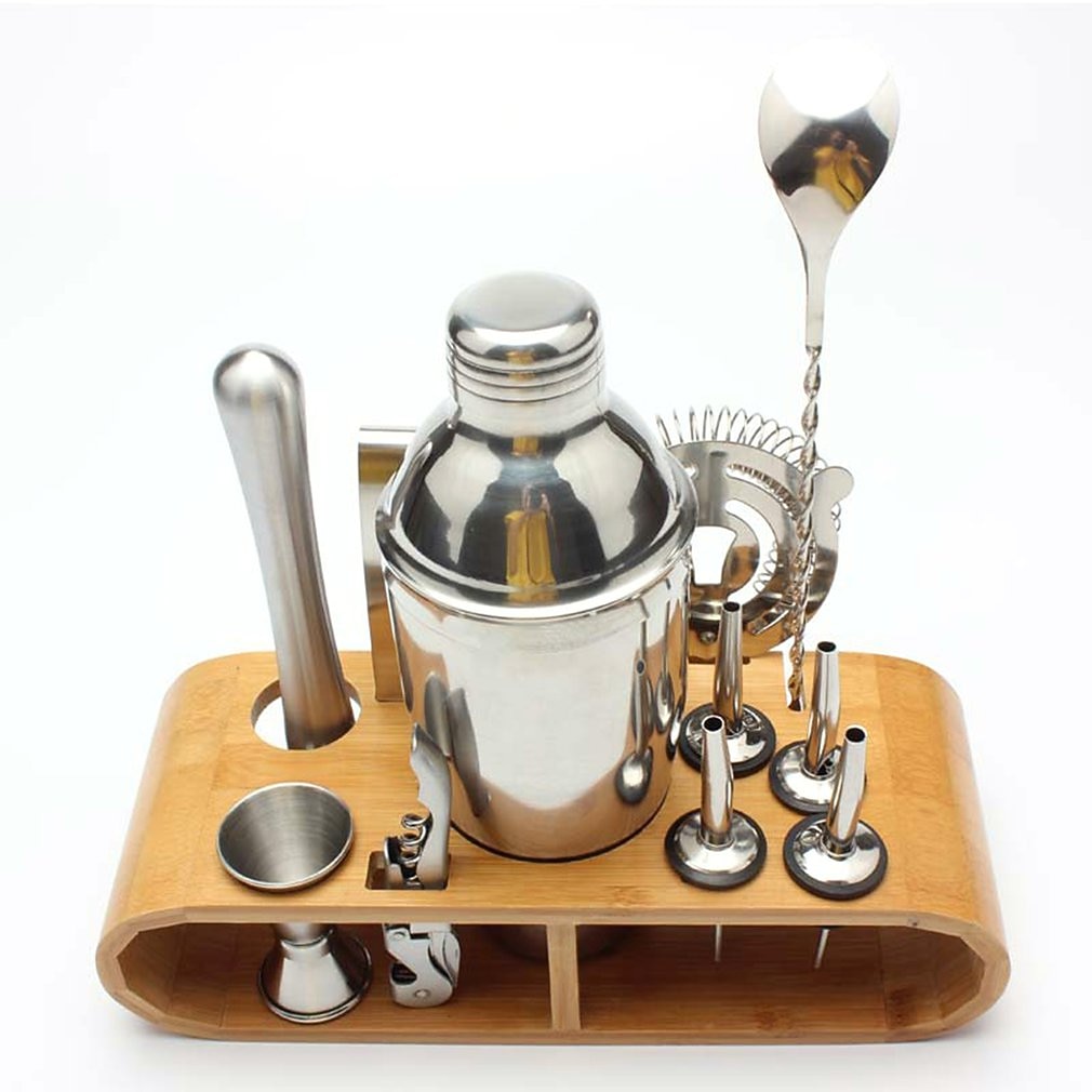 Cocktail Shaker Set Bartender Kit with Stand Insulated Cocktail Shaker Bartender Kit Cocktail Shaker Mixer Stainless Steel 350ml Bar Tool Set with Stylish 2026 - $42.99 –P8