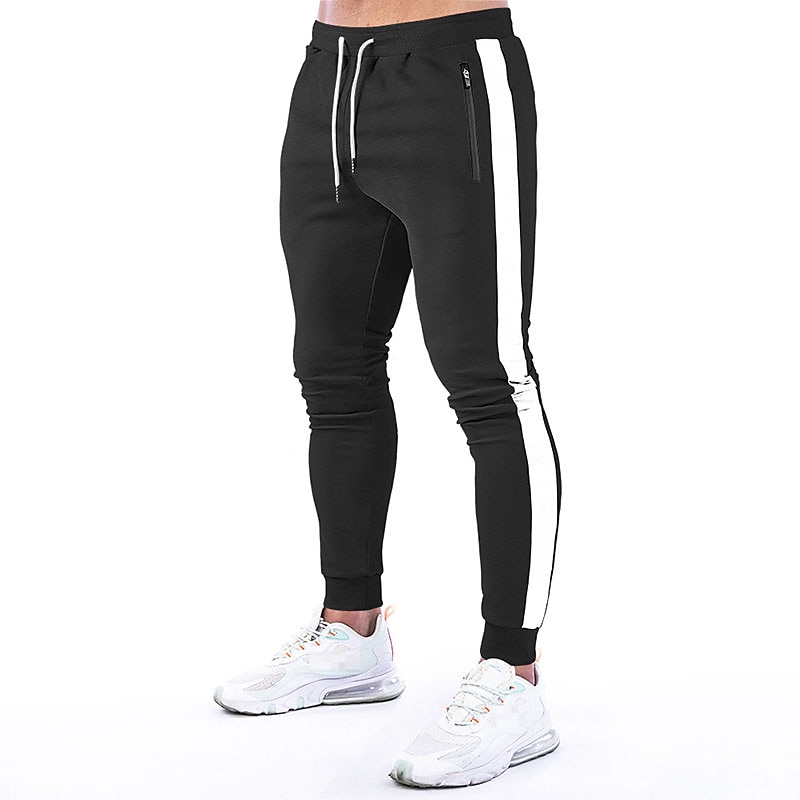 Hombre Pantalón Jogger Correa Bolsillo con cremallera Pantalones / Sobrepantalón Deportivo Ropa Deportiva Algodón Invierno Aptitud física Entrenamiento de gimnasio Corriendo Transpirable Dispersor de 2025 - AU $42.69 –P6