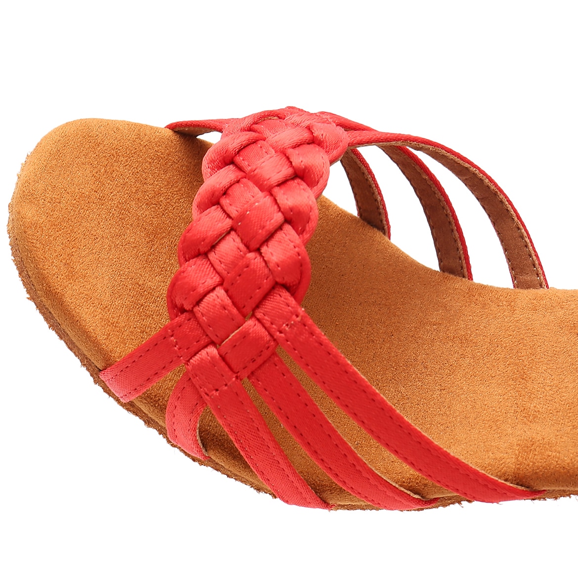 Women's White Latin Dance Shoes – Suede Sole, Strappy Design, Ballroom Salsa Competition Heels 2026 - $29.99 –P3