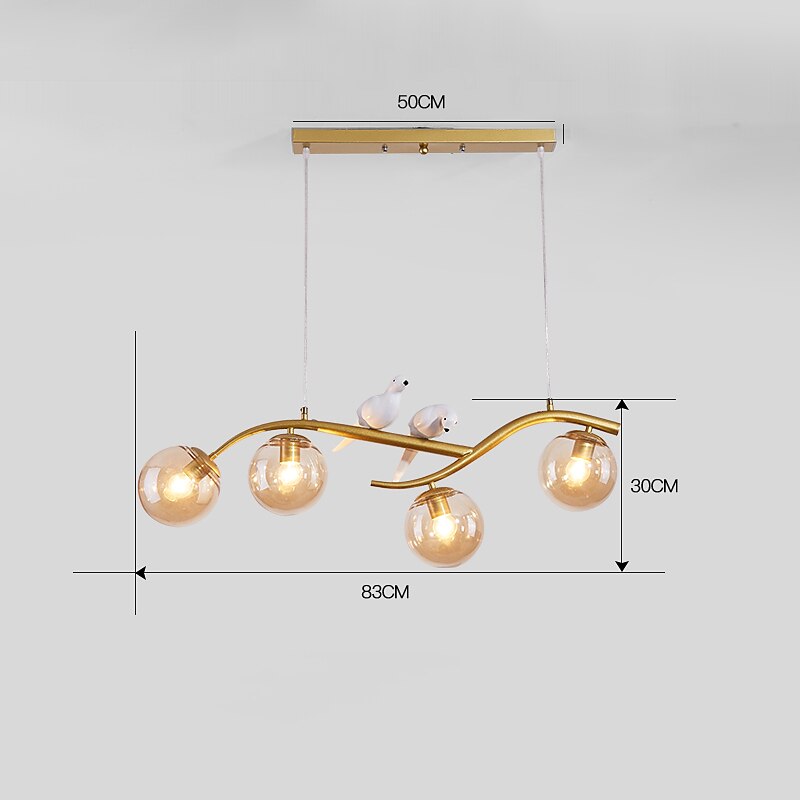 83 سم LED قلادة ضوء عنصر حيواني أشكال هندسية تصميم فردي قلادة ضوء معدن نمط فني الطراز الحديث تشطيبات مطلية سبوتنيك الطراز الشمالي الحديث 110-240 فولت 2025 - $399.99 –P8