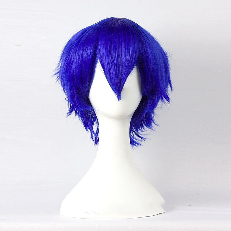 parrucche sintetiche corte per donna bianco viola blu biondo giallo nero rosso parrucca cosplay femminile parrucca carnevalesca in fibra ad alta temperatura del 2025 a $19.49 –P3