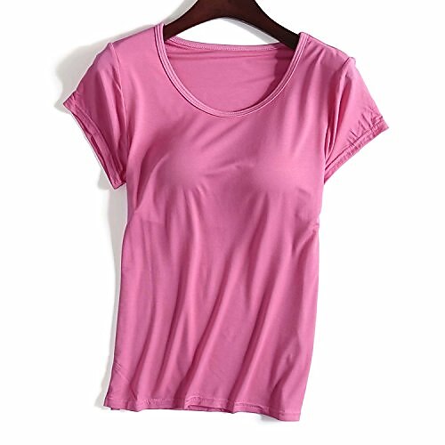 T shirt Tee Femme Plein Couleur Pleine Intérieur Casual du quotidien T shirt Tee Manches Courtes Col Rond basique Rouge vin Taro violet Blanc d'origine S de 2026 ? $24.99 –P1