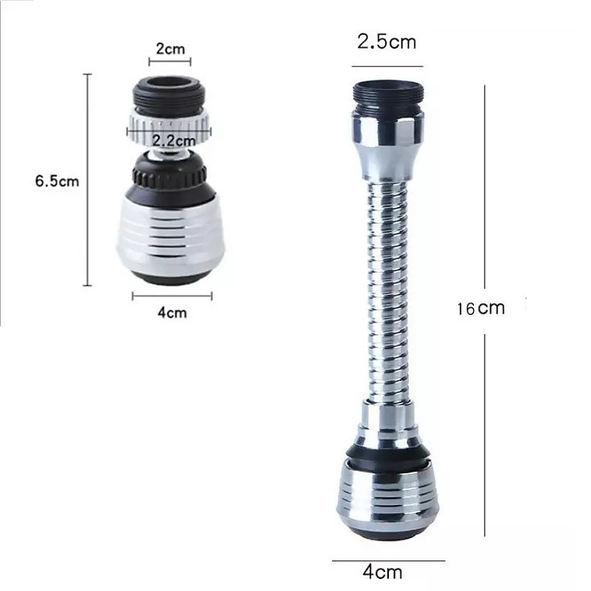 Faucet Accessories,360° Rotatble Kitchen Faucet Nozzle Adapter Bathroom Faucet Accessories Filter Sprayers Tap Water-saving Device 2025 - $8.49 –P7