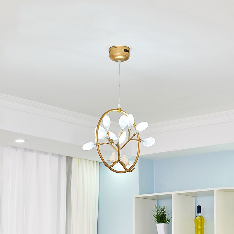 83 سم LED قلادة ضوء عنصر حيواني أشكال هندسية تصميم فردي قلادة ضوء معدن نمط فني الطراز الحديث تشطيبات مطلية سبوتنيك الطراز الشمالي الحديث 110-240 فولت 2025 - $399.99 –P9