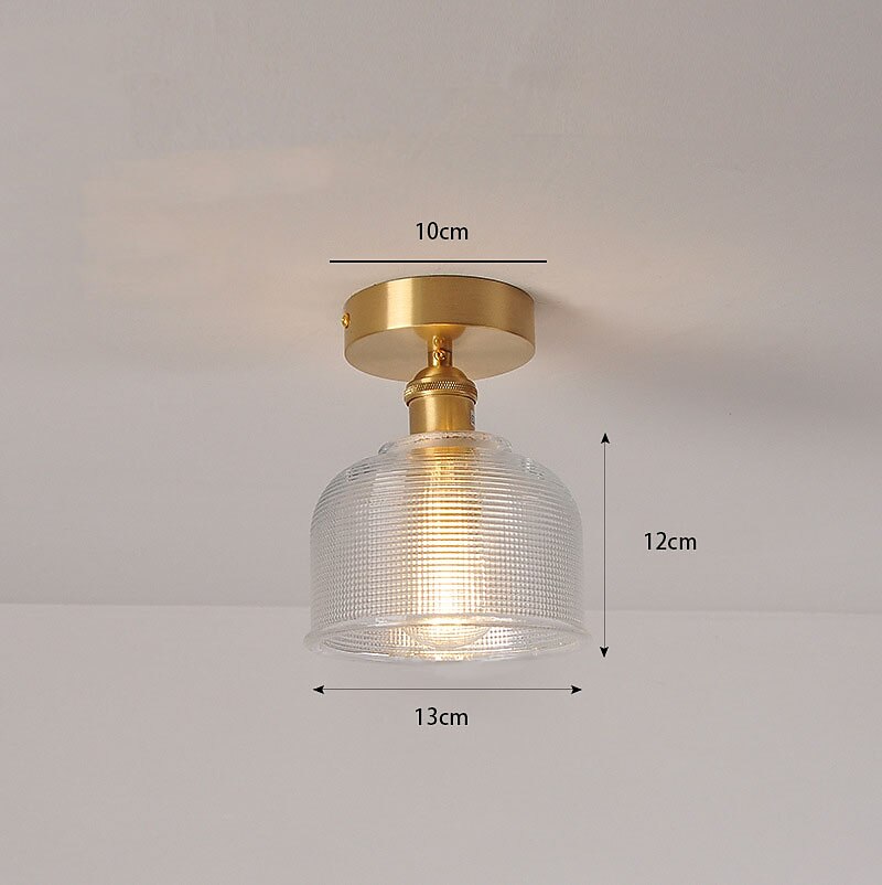13 cm Yksi malli Riipus valot Kattolamput Lasi Lasi Galvanoitu Moderni Pohjoismainen tyyli 110-120V 220-240V 2025 - $107.99 –P1