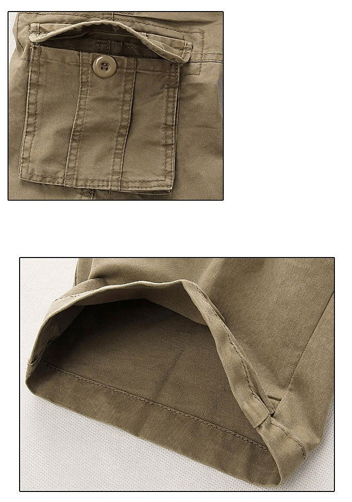 Herren Cargohosen Wanderhosen Arbeitshosen Tarnung Sommer Frühling Winter Außen Ripstop Multi-Pocket Weich Verschleißfestigkeit Hosen Unterteile Schwarz Armeegrün Baumwolle Arbeit Jagd Angeln 28 29 2026 - $46.99 –P11