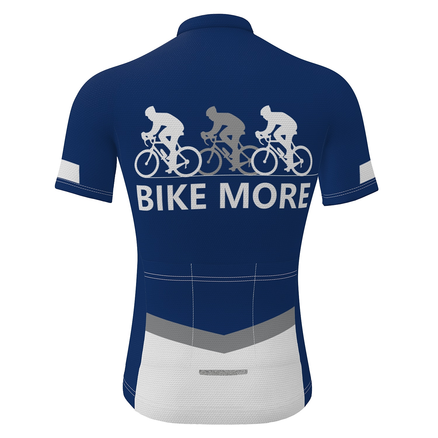 21Grams Voor heren Wielrenshirt Korte mouw Fietsen Kleding Bovenlichaam met 3 achterzakken Bergracen Wegwielrennen Ademend Zacht Sneldrogend Achterzak Zwart Wit Geel Regenboog Polyester Sport Kleding 2025 - $28.99 –P6