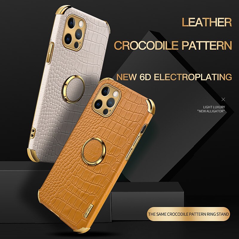 For iPhone 15 15 Plus 14 13 12 11 Pro Max XS Luxury TPU Leather Phone Case  Cover